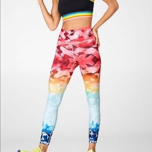 Fabletics rainbow leggings. New without tags